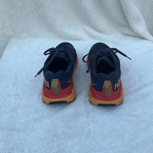 Hoka men sz US 10 2E / EU 44 in EUC M Challenger ATR 6 Wide navy blue orange - Picture 3 of 7